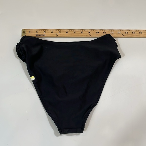 Summersalt Bikini Swimsuit Bottoms Size 2 Black High Rise Cut EUC - Picture 5 of 6